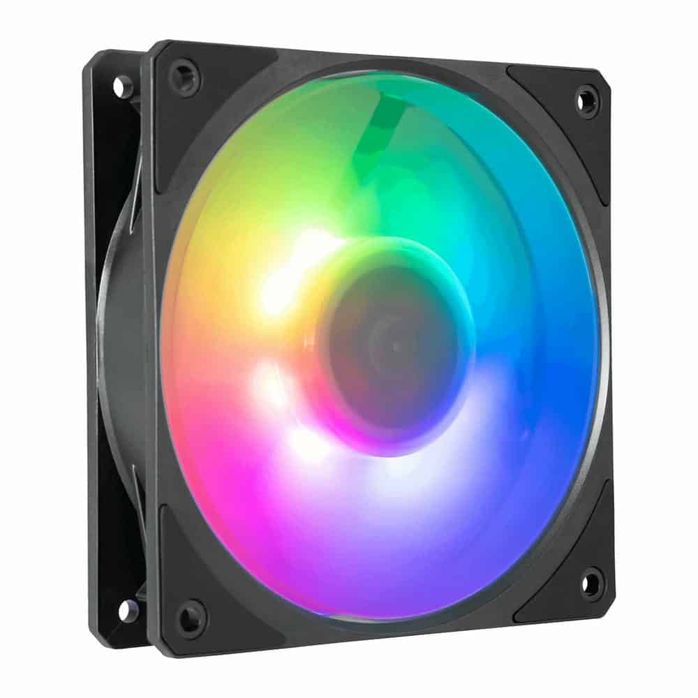 Cooler Master Mobius 120P ARGB 120mm Ring Blade Performance Black Fan for Case & Coolers